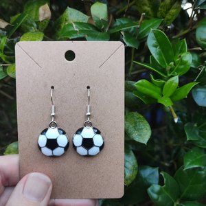 Soccer Ball Earrings